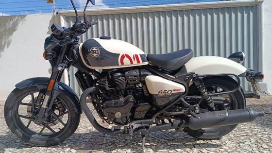 ROYAL ENFIELD SHOTGUN 650 STENCIL WHITE ROYAL ENFIELD SHOTGUN 650 STENCIL WHITE